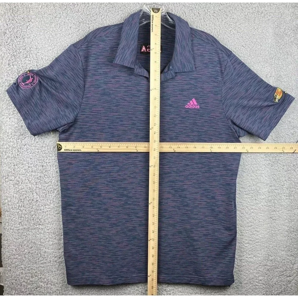 Adidas Primegreen AJGA Golf Shirt Mens L Payne Stewart Bass Pro American Jr Golf